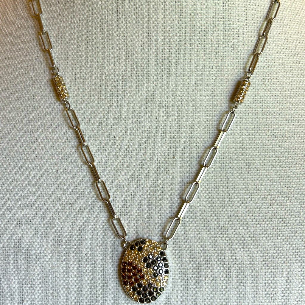 Touchstone Crystal Into The Wild Pendant Necklace 35$
